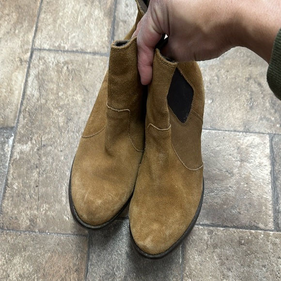 Asos Suede Leather Heel ankle boot sz 7 - Picture 3 of 8